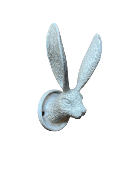 Rustic White Hare Hook